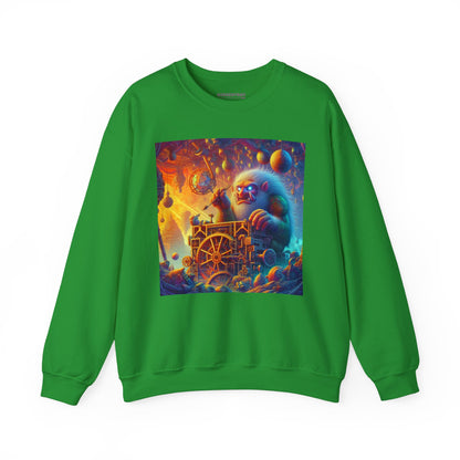 Bluza dresowa | Unisex | Okrągły dekolt | Gruba mieszanka | Mitologia Arktyczna | Mechanik Lodu