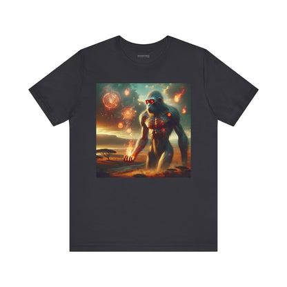T-shirt | Unisex | Jersey T-shirt | Korte mouw | Oeroud Titan | Vuurmythologie | Kolossus