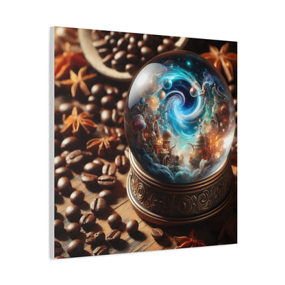 Canvas | Matte | Cosmic Fantasy | Mystical Globe