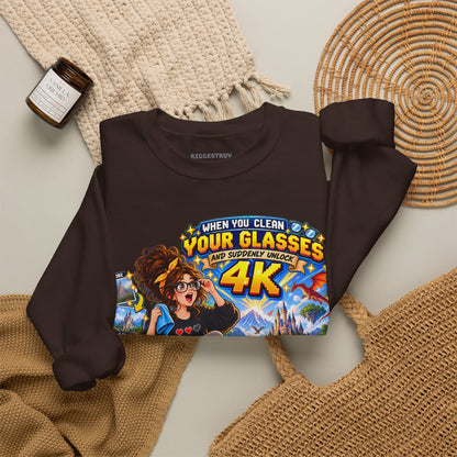 Glasses Galaxy - Crewneck Sweatshirt
