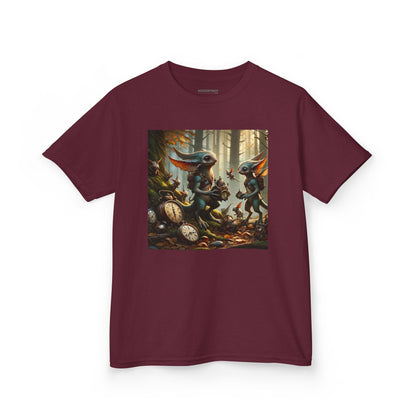 T-Shirt | Koszulka dziecięca | Ciężka bawełna | Steampunk Fantasy | Leśne Pooka