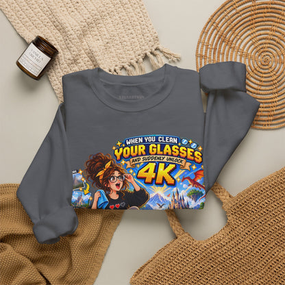 Glasses Galaxy - Crewneck Sweatshirt