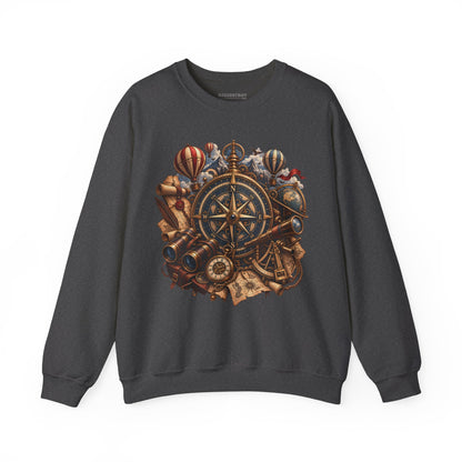 Navigatin Nostalgia - Crewneck Sweatshirt
