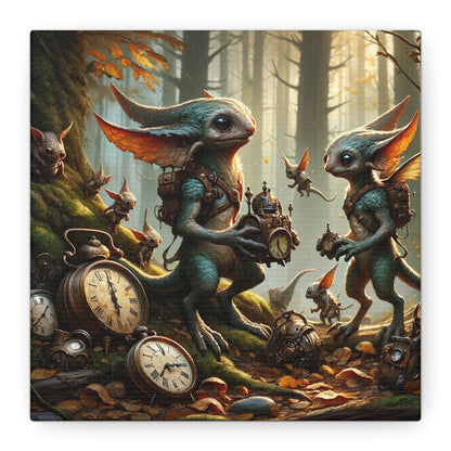 Canvas | Mat | Steampunk Feeën | Boswachters