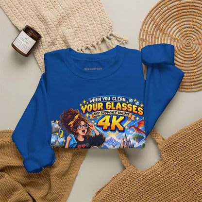 Glasses Galaxy - Crewneck Sweatshirt