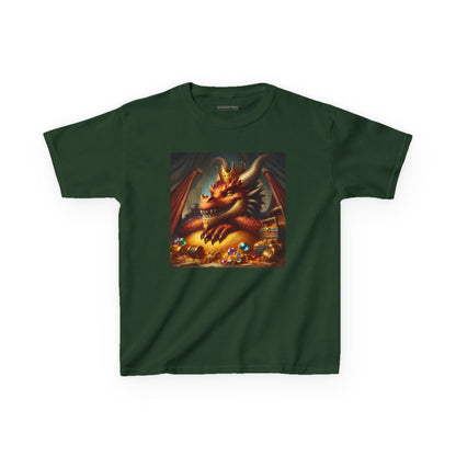T-Shirt | Koszulka dziecięca | Ciężka bawełna | Nordycka Mitologia | Fafnir | Smok