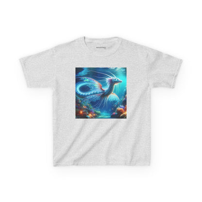 T-Shirt | Koszulka dziecięca | Ciężka bawełna | Mitologia morska | Ryujin | Smok wodny