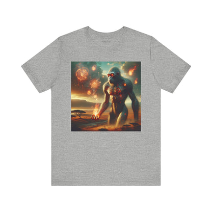 T-shirt | Unisex | Jersey T-shirt | Korte mouw | Oeroud Titan | Vuurmythologie | Kolossus