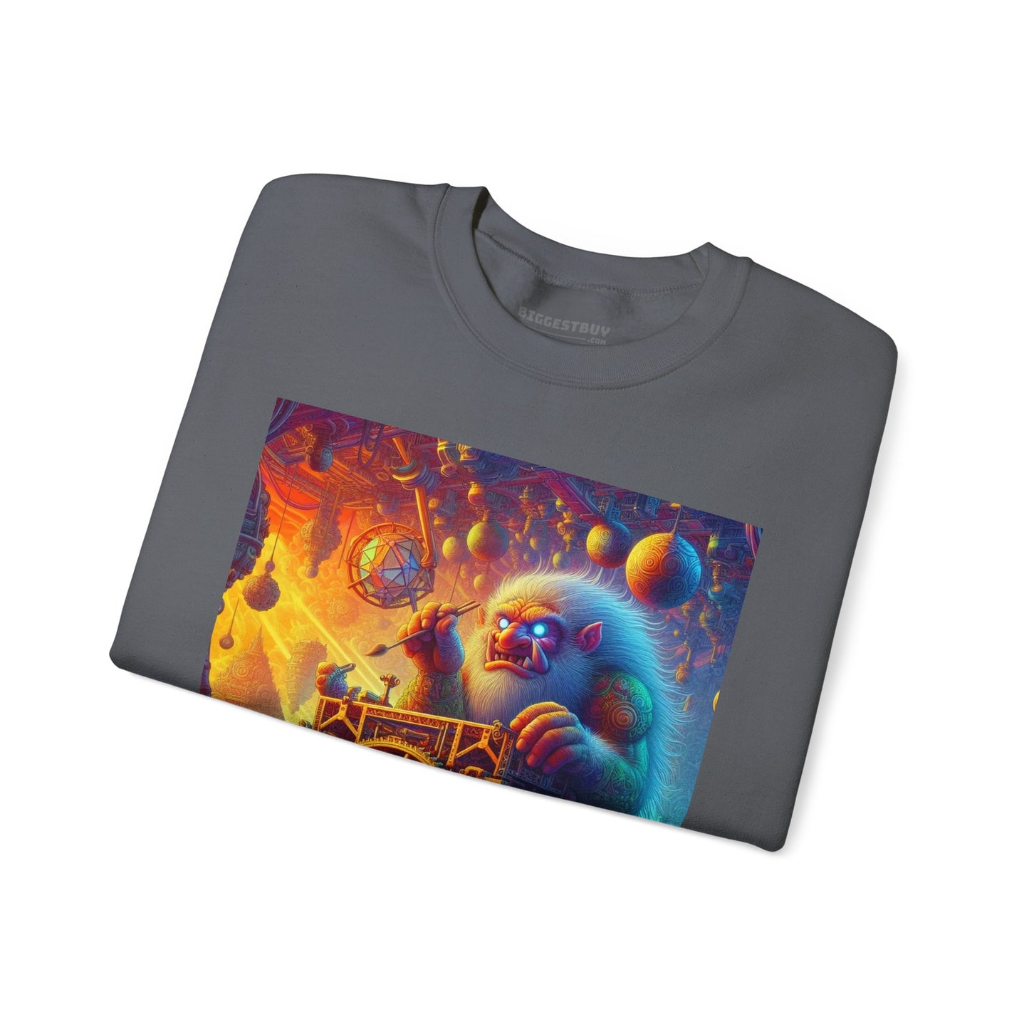 Bluza dresowa | Unisex | Okrągły dekolt | Gruba mieszanka | Mitologia Arktyczna | Mechanik Lodu