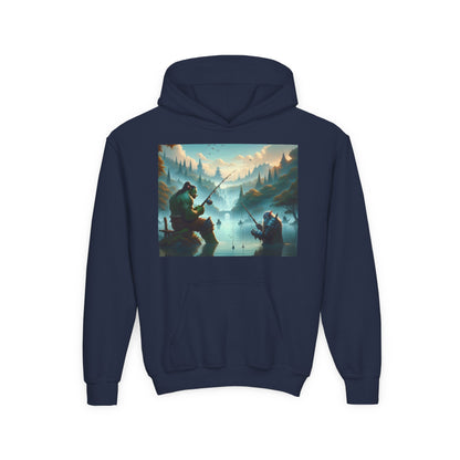 Sweat-shirt | Jeune | À capuche | Mélange épais | Fantaisie Interculturelle | Pêche