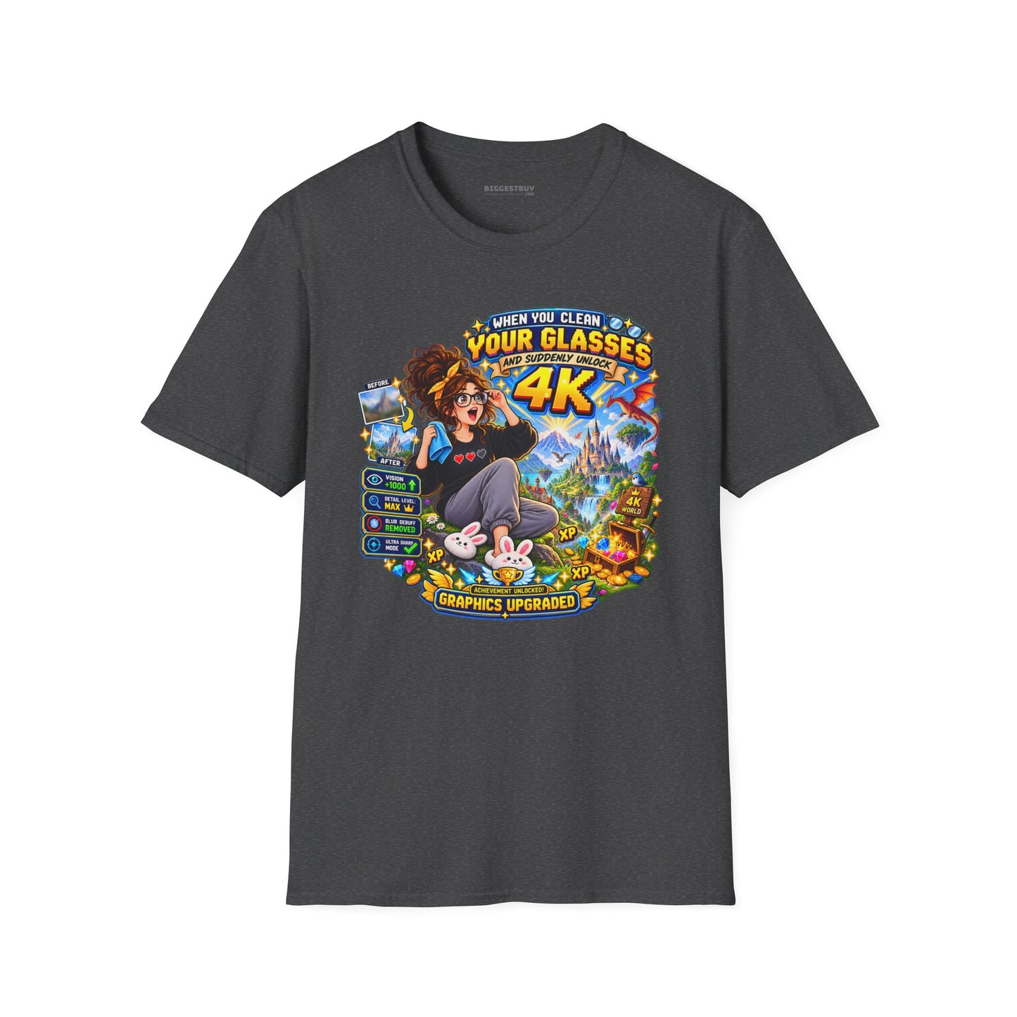 Glasses Galaxy - Softstyle T-Shirt