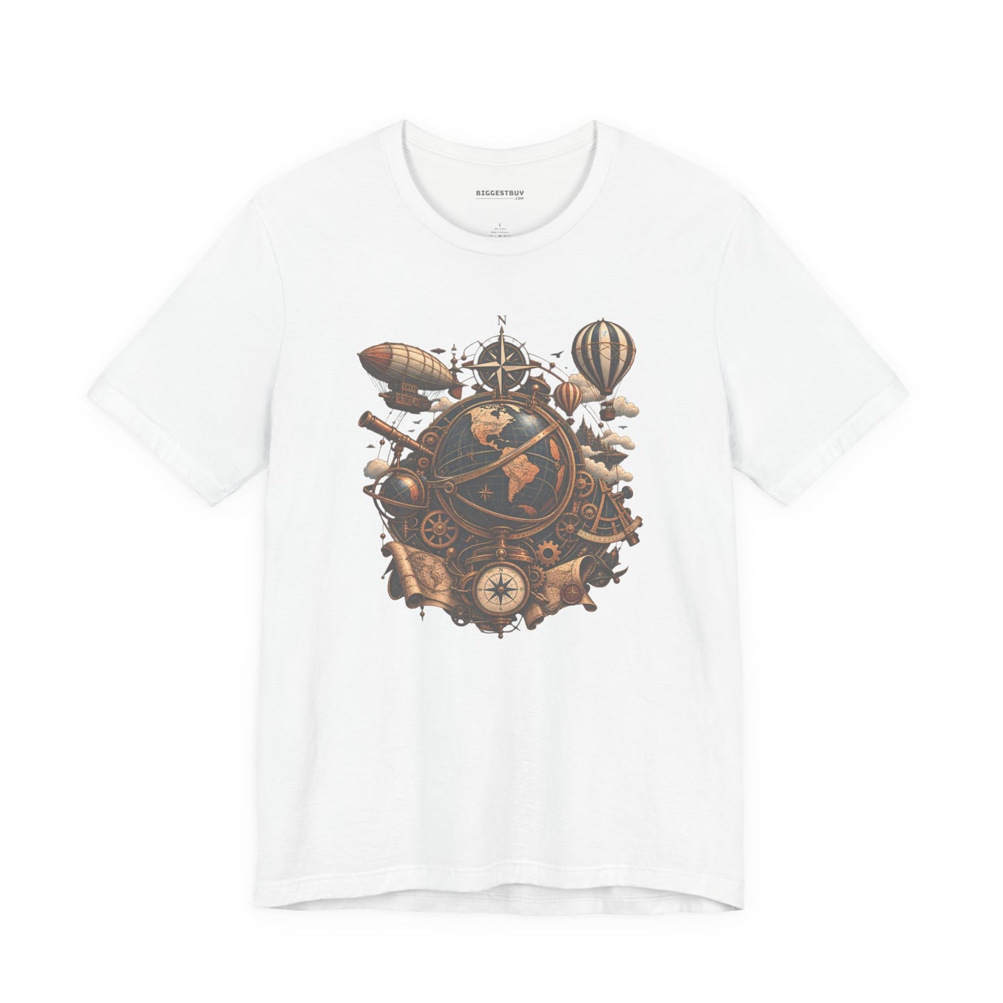 Steampunk Globe - Classic Jersey Tee