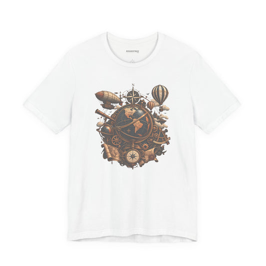 Steampunk Globe - Classic Jersey Tee