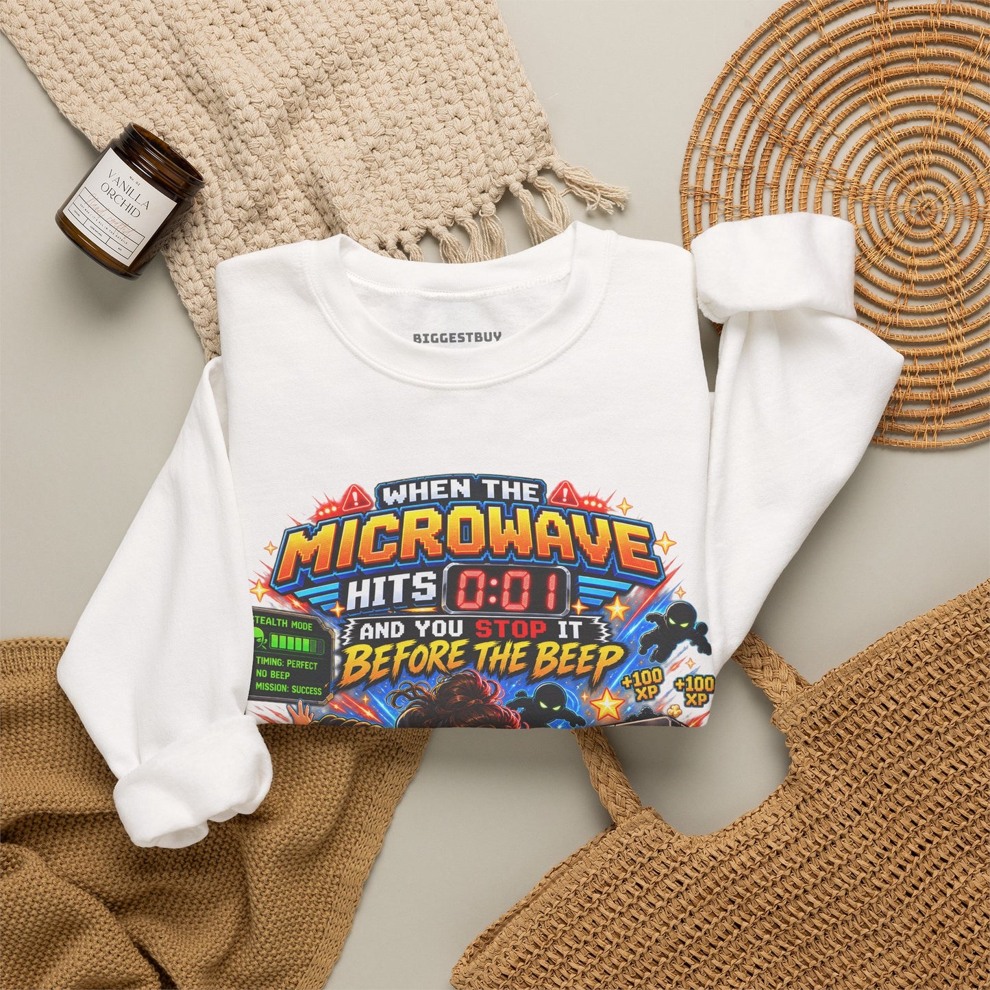 Beep Beatdown - Crewneck Sweatshirt
