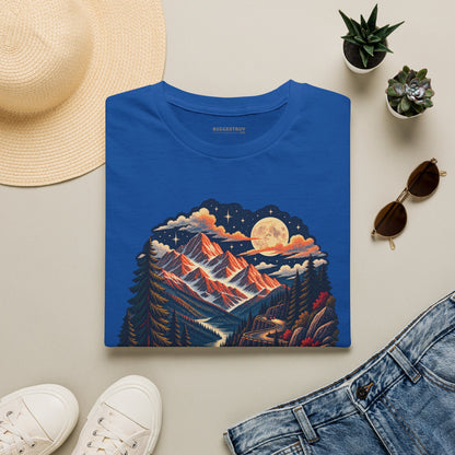 Moonlit Mountain - Softstyle T-Shirt