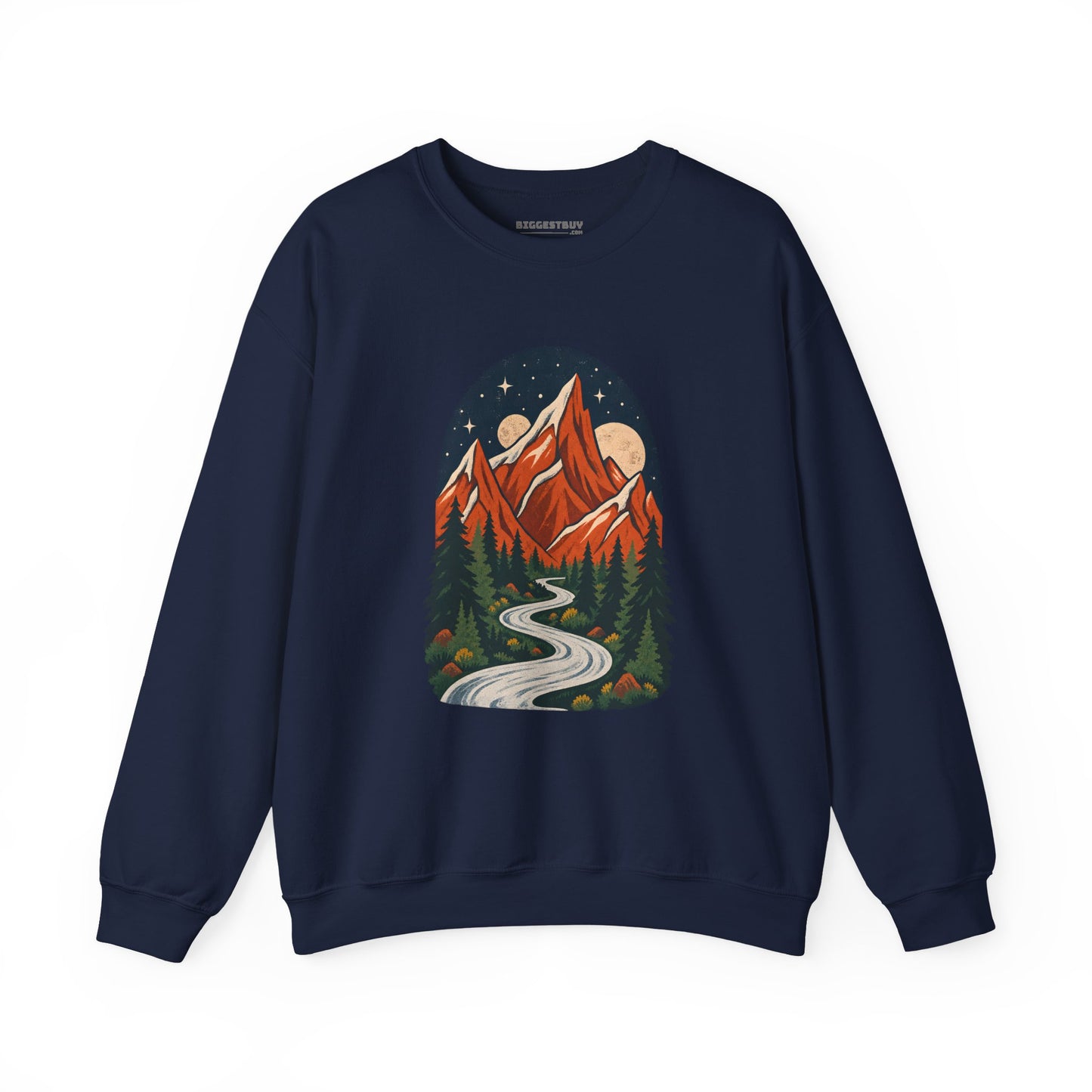 Mountain Maze - Crewneck Sweatshirt