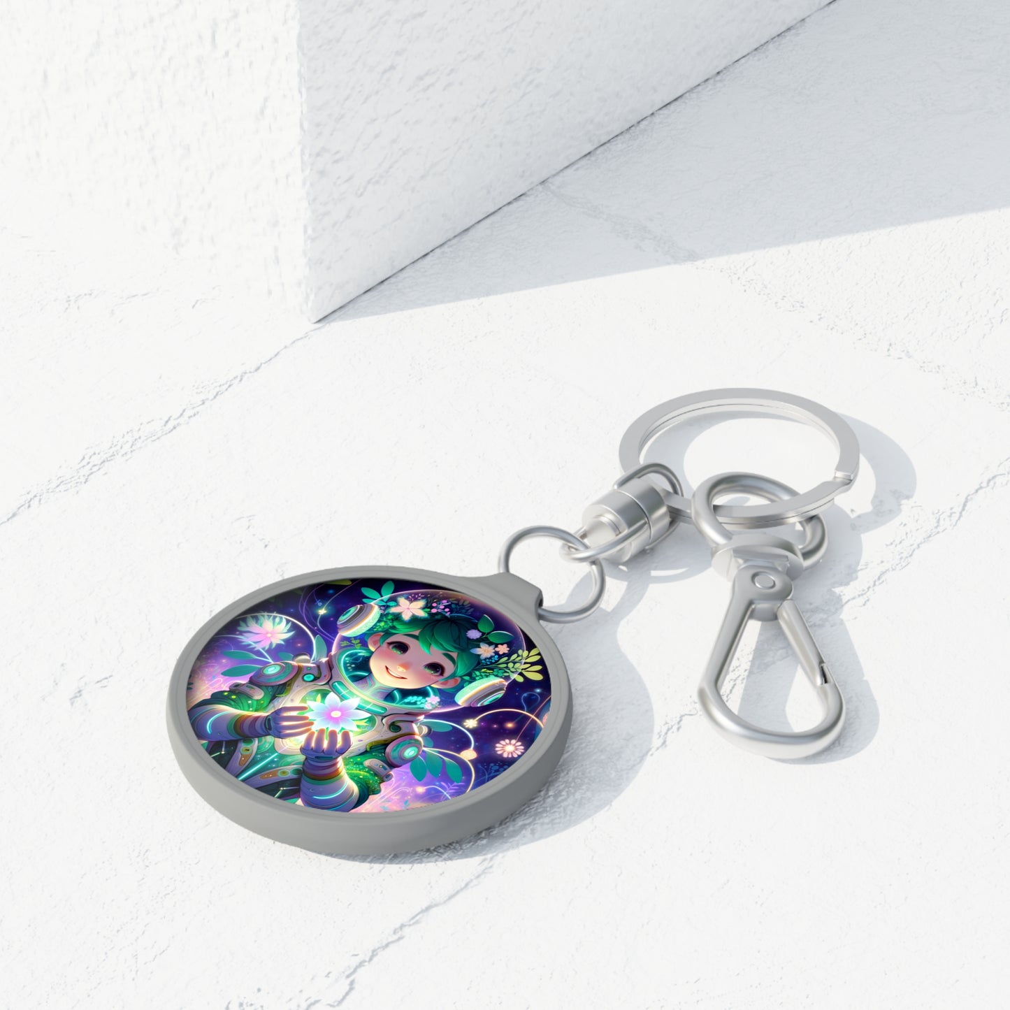 Round Keychain