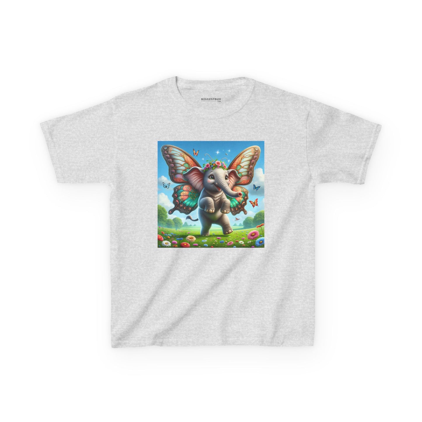 T-Shirt | Koszulka dziecięca | Ciężka bawełna | Baśniowa fauna | Airavata | Słonik