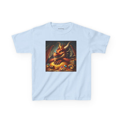 T-Shirt | Koszulka dziecięca | Ciężka bawełna | Nordycka Mitologia | Fafnir | Smok