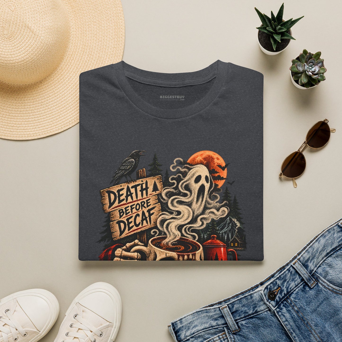 Death Decaf - Softstyle T-Shirt