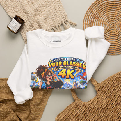 Glasses Galaxy - Crewneck Sweatshirt