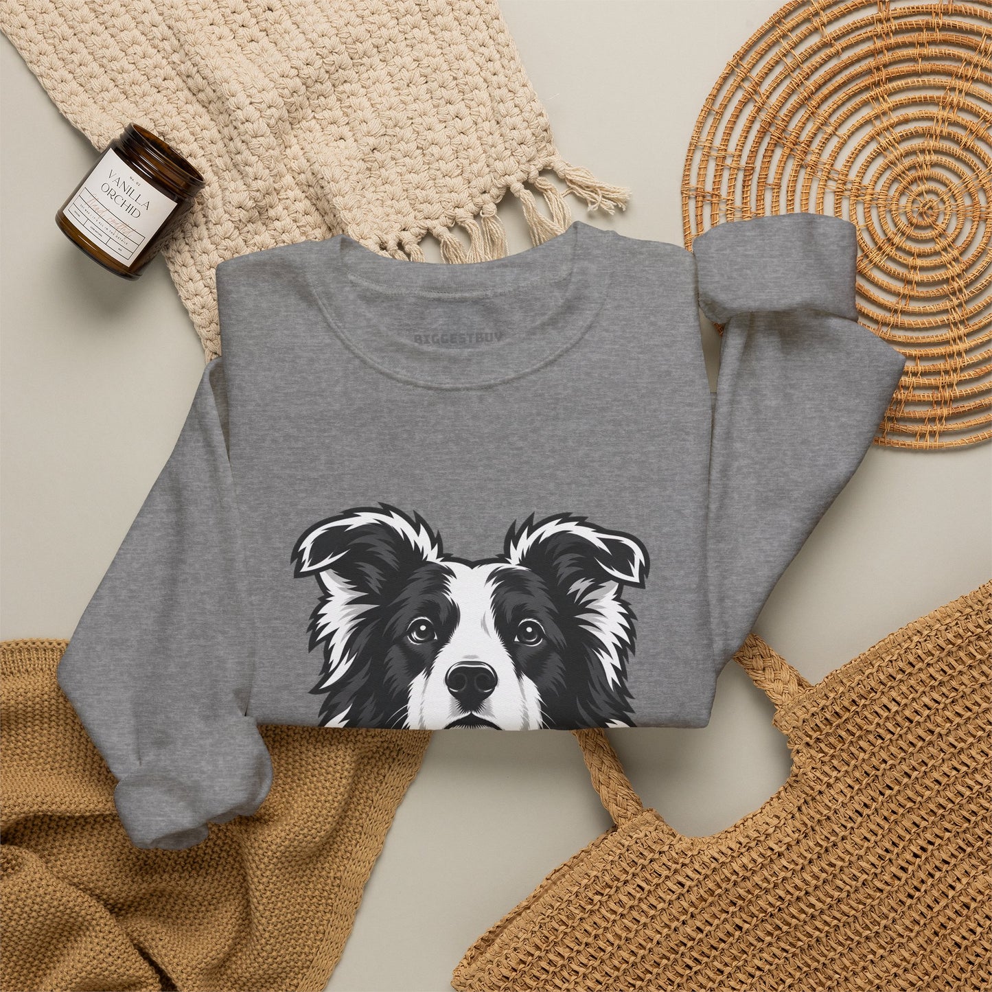 Collie Crest - Crewneck Sweatshirt
