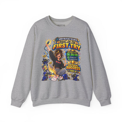 First Try - Crewneck Sweatshirt
