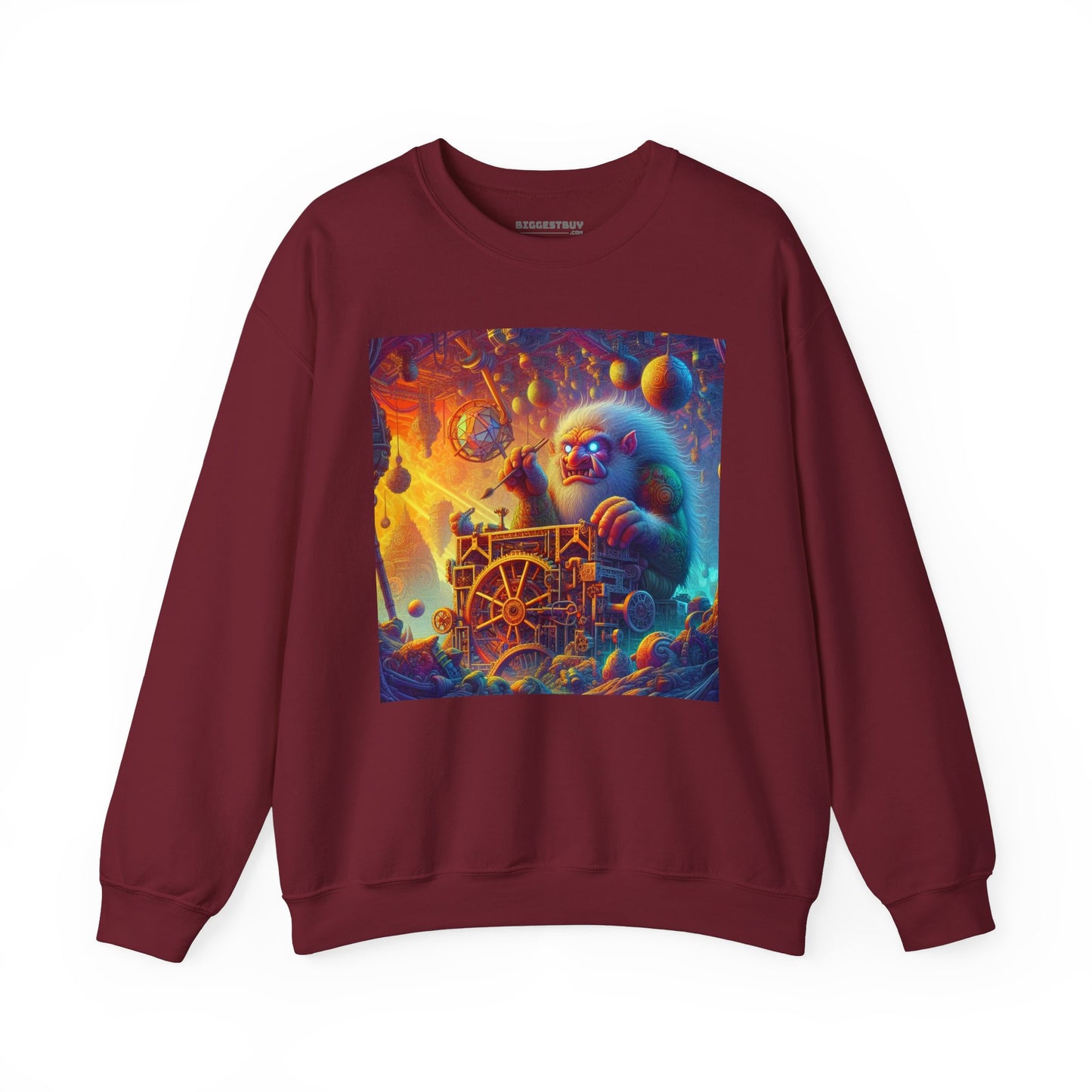 Bluza dresowa | Unisex | Okrągły dekolt | Gruba mieszanka | Mitologia Arktyczna | Mechanik Lodu