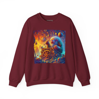 Bluza dresowa | Unisex | Okrągły dekolt | Gruba mieszanka | Mitologia Arktyczna | Mechanik Lodu