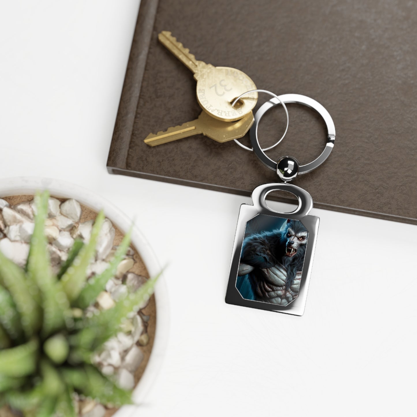 Rectangle Keychain