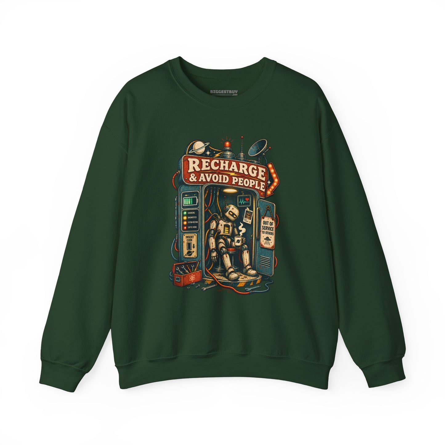 Social Recharge - Crewneck Sweatshirt