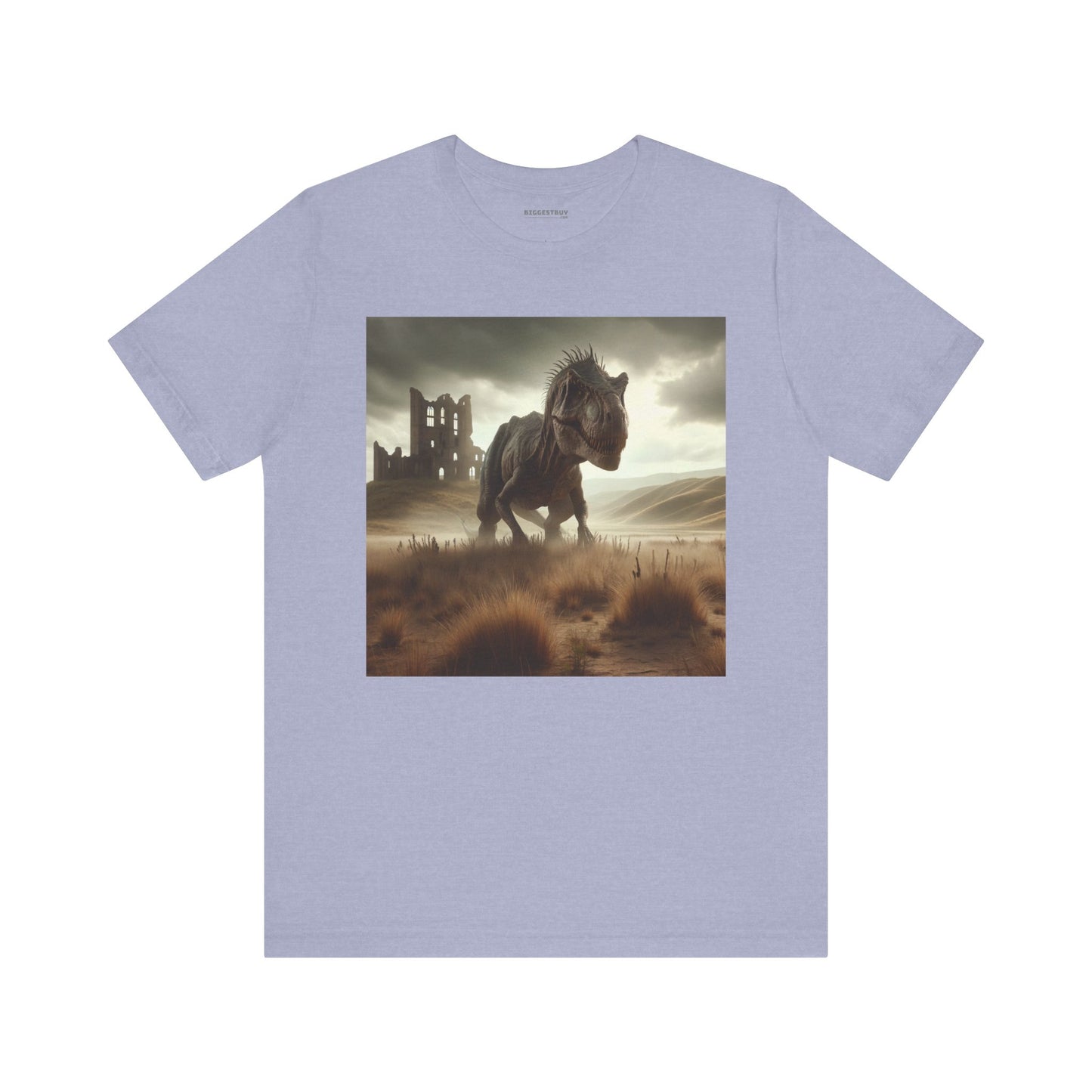T-Shirt | Unisex | Jersey Tee | Short Sleeve | Prehistoric Fantasy | T-Rex Hunt