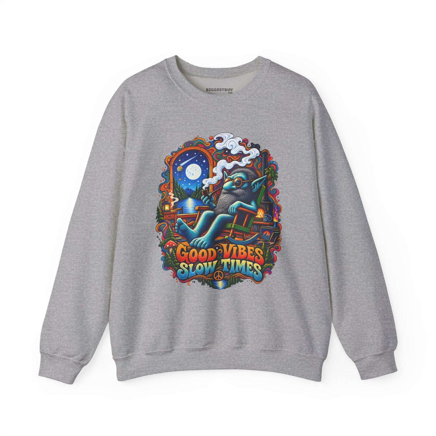 Slow Vibes - Crewneck Sweatshirt