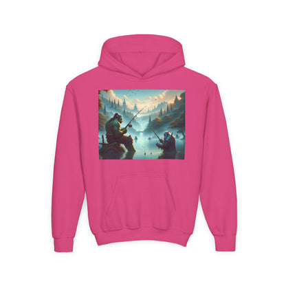 Sweat-shirt | Jeune | À capuche | Mélange épais | Fantaisie Interculturelle | Pêche