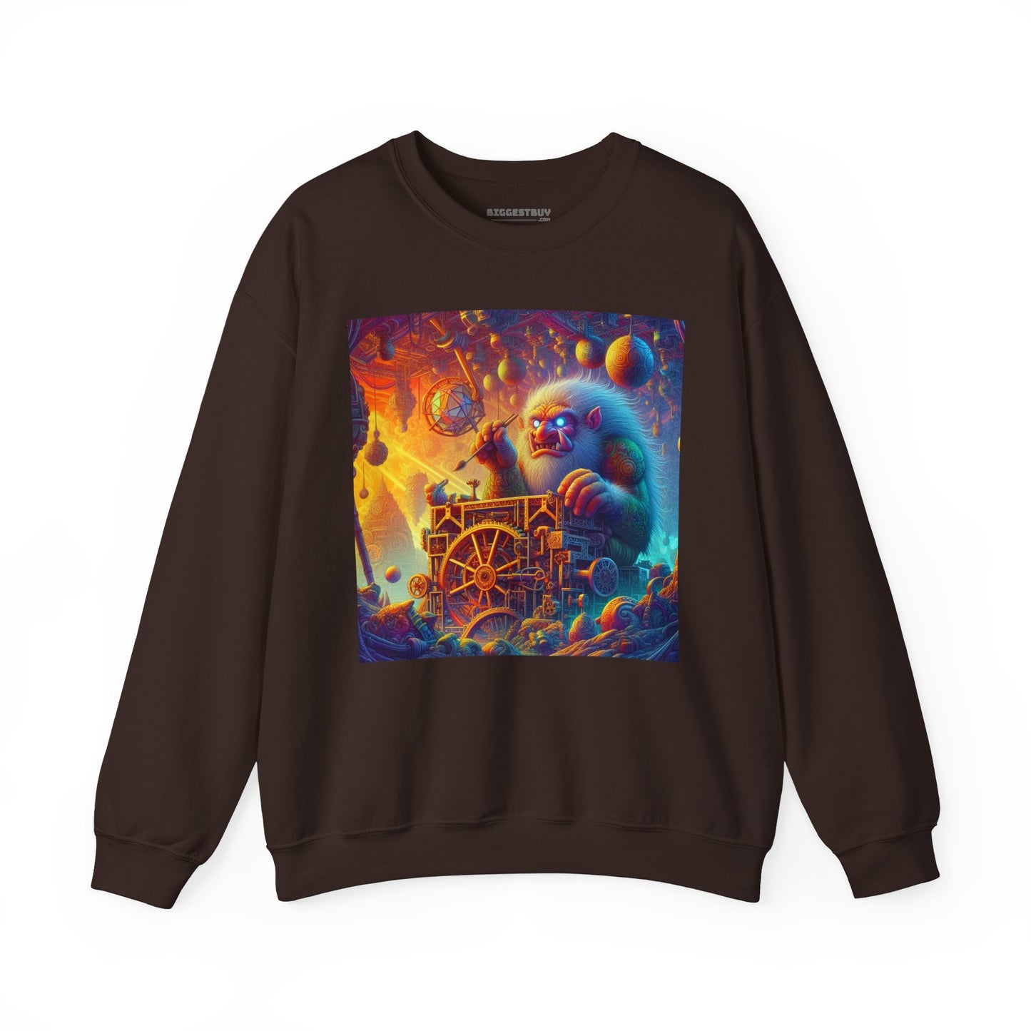 Bluza dresowa | Unisex | Okrągły dekolt | Gruba mieszanka | Mitologia Arktyczna | Mechanik Lodu