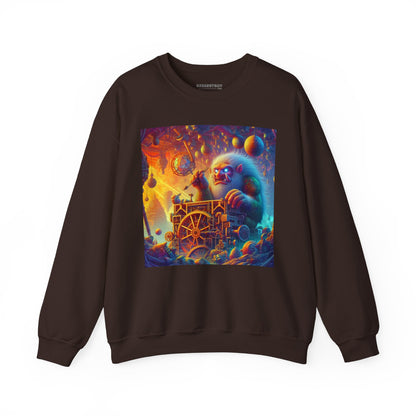 Bluza dresowa | Unisex | Okrągły dekolt | Gruba mieszanka | Mitologia Arktyczna | Mechanik Lodu