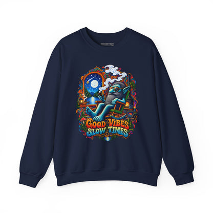 Slow Vibes - Crewneck Sweatshirt