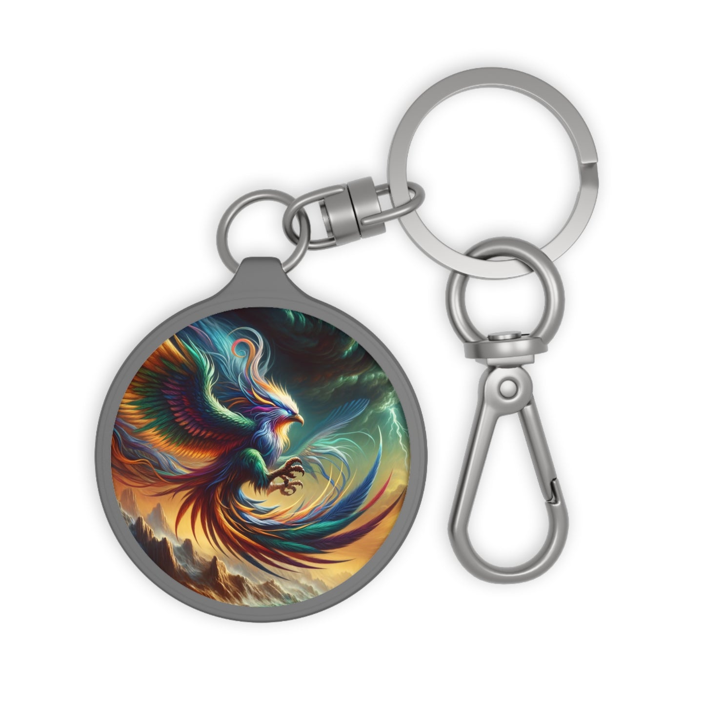 Round Keychain