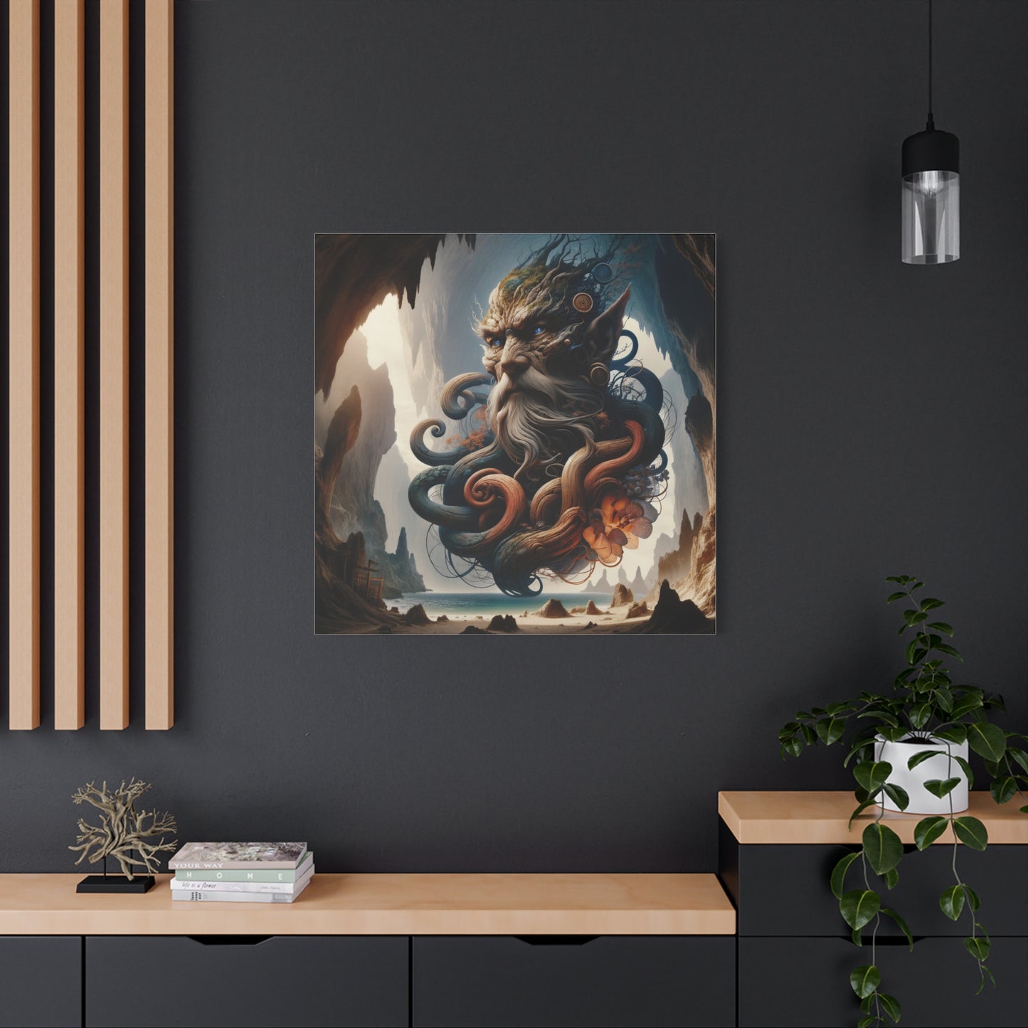 Toile | Mate | Mythologie Maritime | Divinité Aquatique