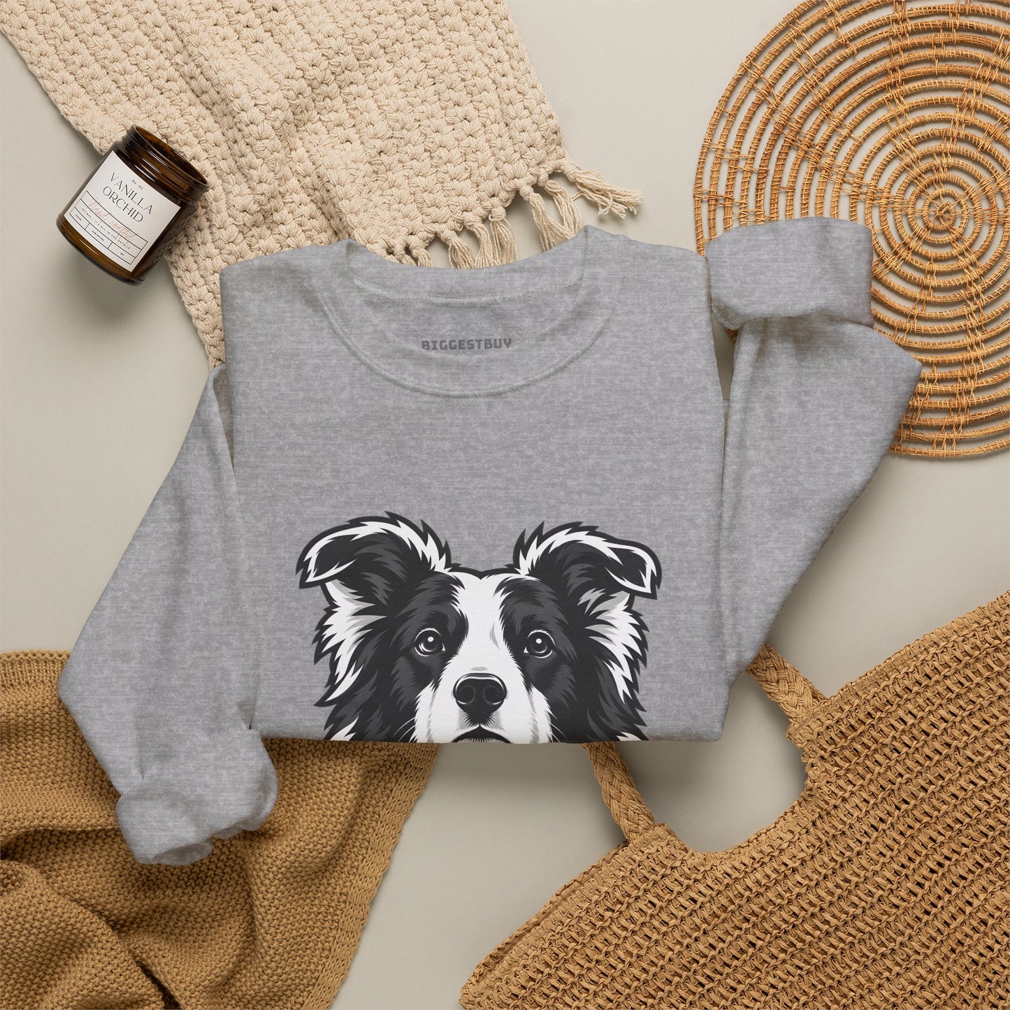 Collie Crest - Crewneck Sweatshirt
