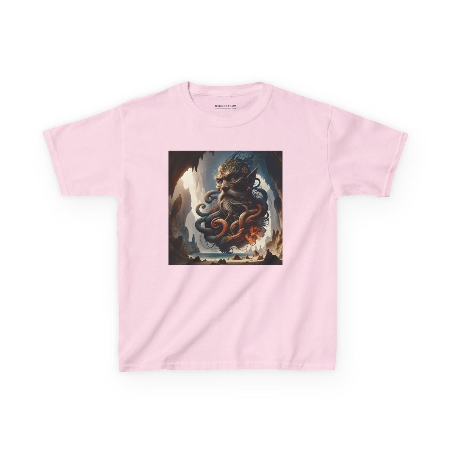 Camiseta | Camiseta Infantil | Algodão Pesado | Mitologia Marinha | Deus do Mar