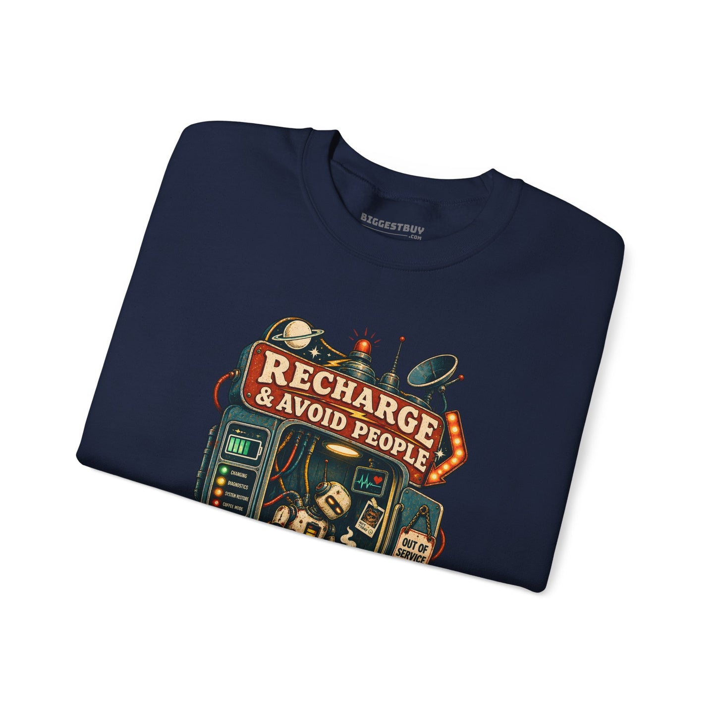 Social Recharge - Crewneck Sweatshirt