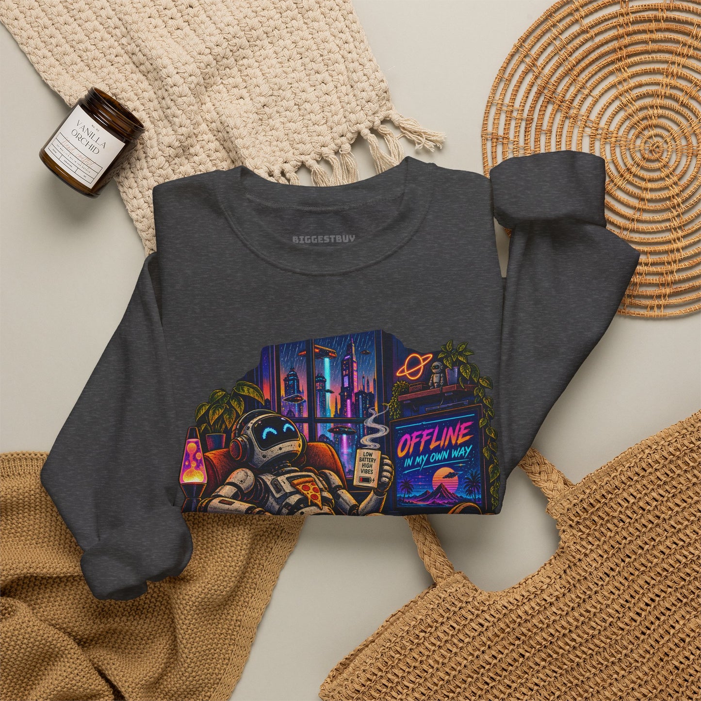 Offline Orbit - Crewneck Sweatshirt