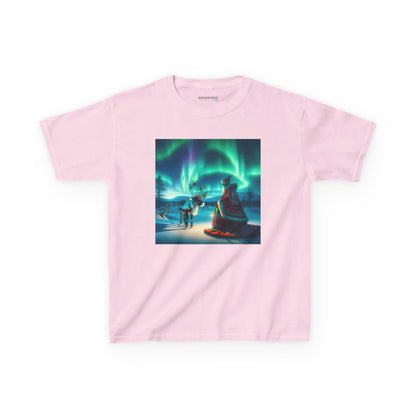 Camiseta | Camiseta Infantil | Algodão Pesado | Misticismo Nórdico | Xamã Sami