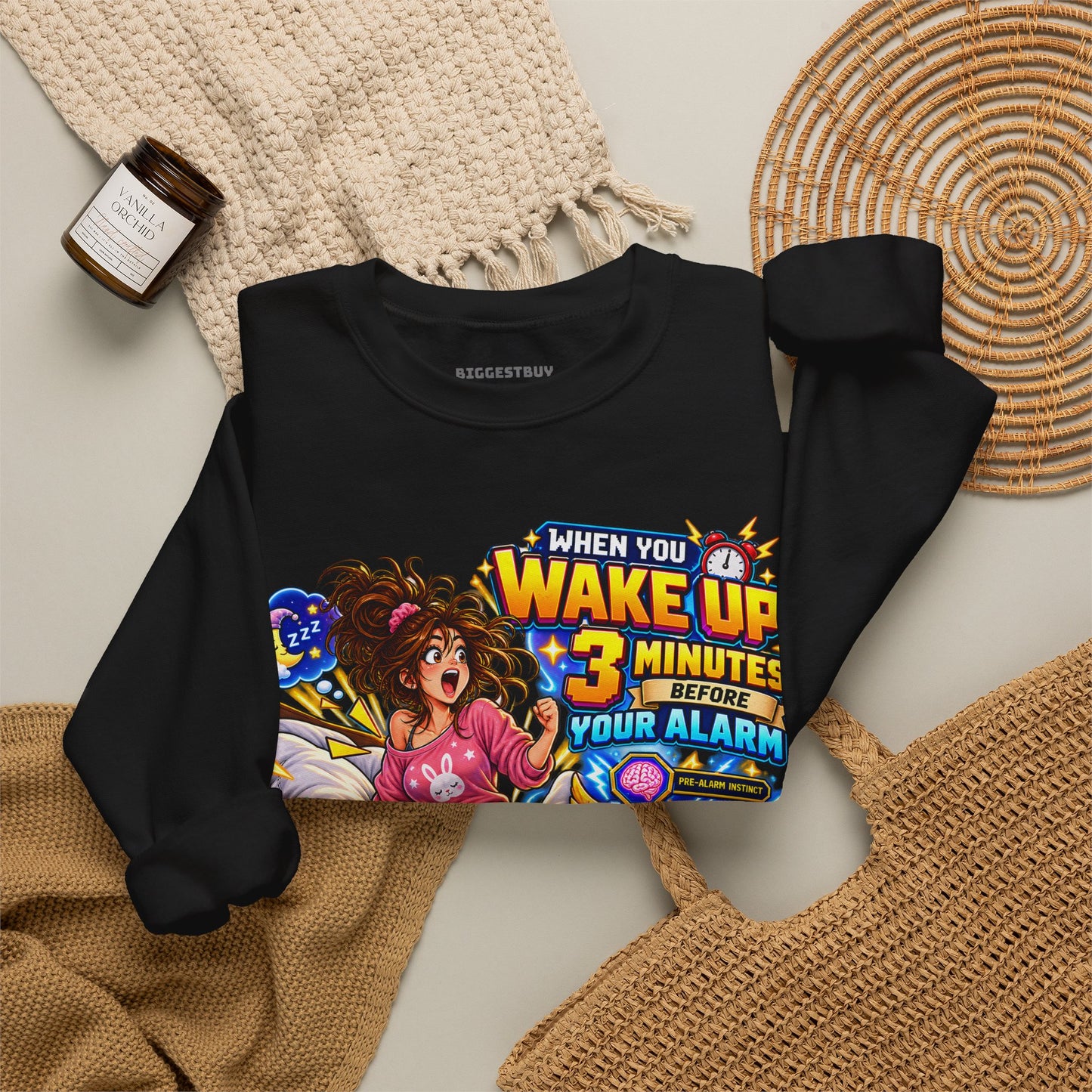 Alarm Nightmare - Crewneck Sweatshirt