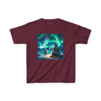 Camiseta | Camiseta Infantil | Algodão Pesado | Misticismo Nórdico | Xamã Sami