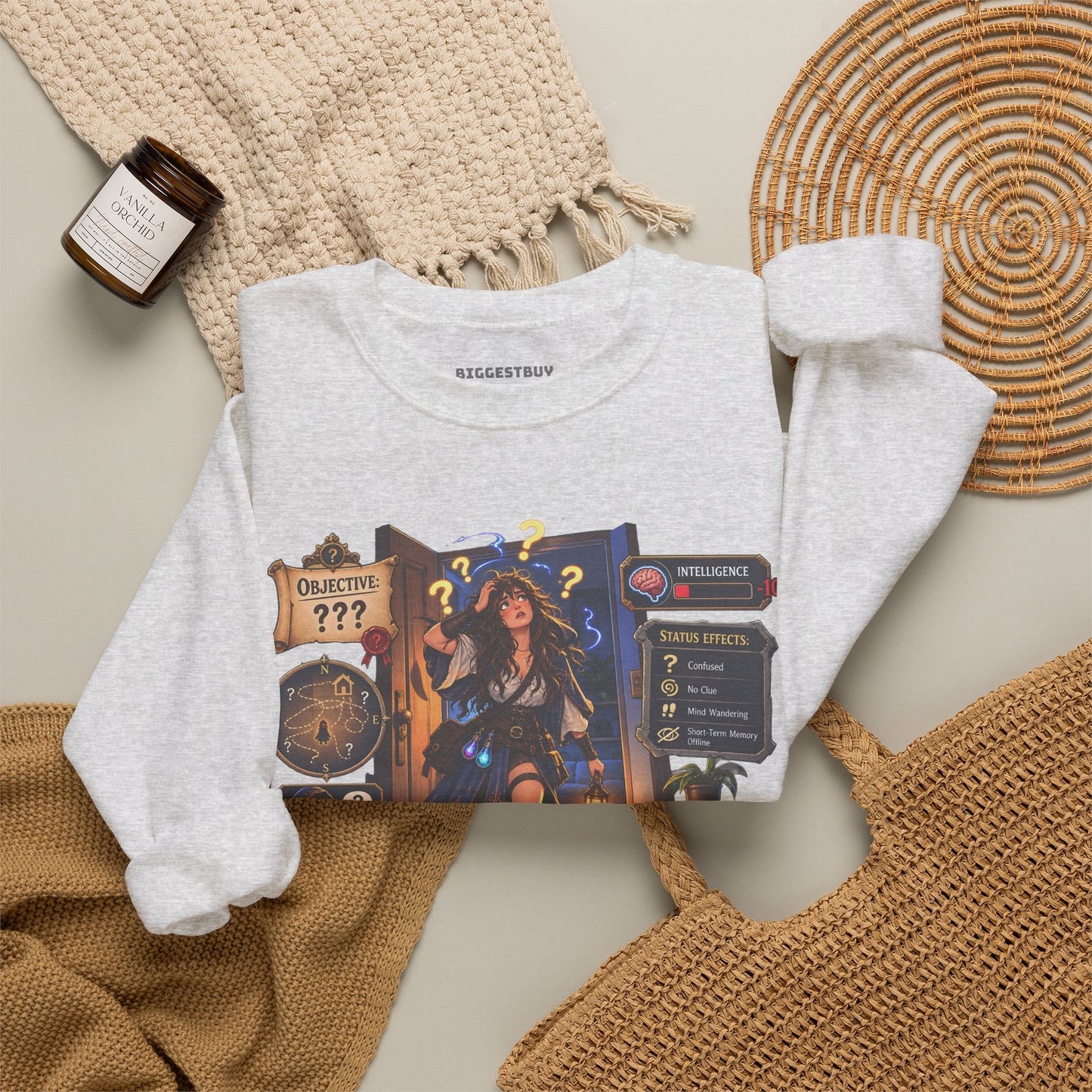 Quest Lost - Crewneck Sweatshirt