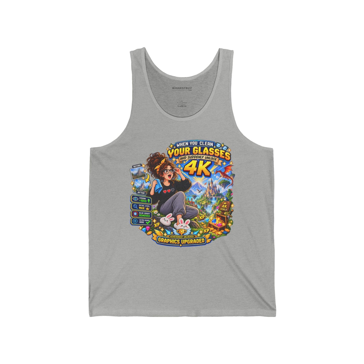 Glasses Galaxy - Jersey Tank Top