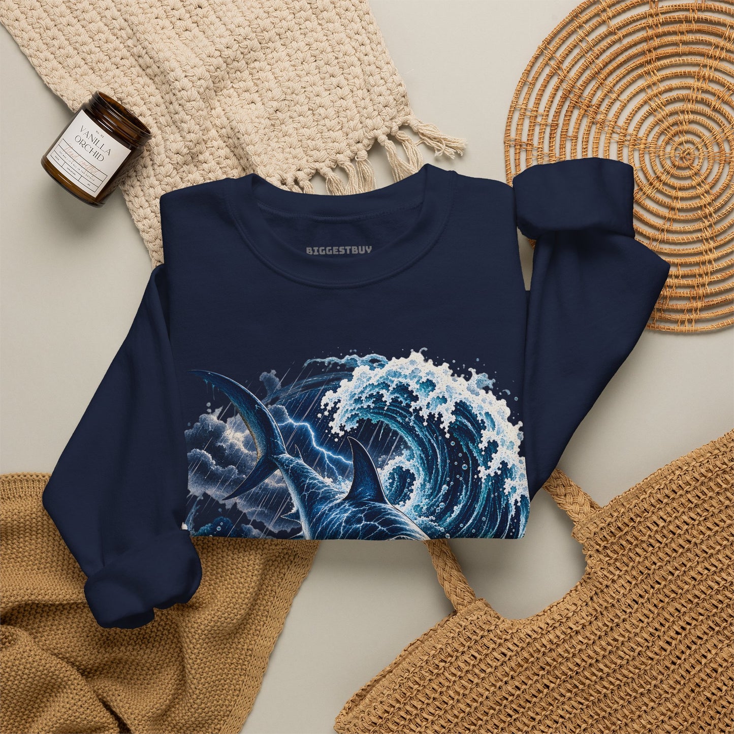 Oceanic Roar - Crewneck Sweatshirt
