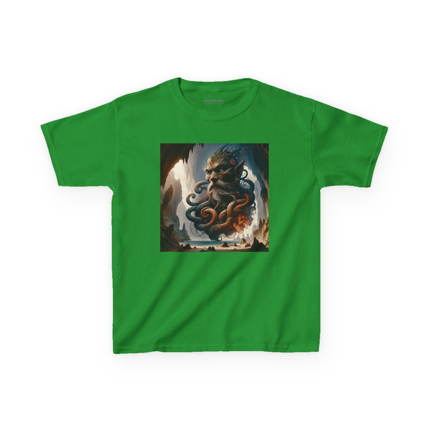 Camiseta | Camiseta Infantil | Algodão Pesado | Mitologia Marinha | Deus do Mar